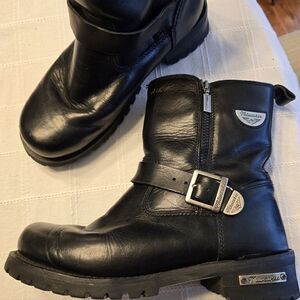 Milwaukee Black Leather Boots Size 11D Men